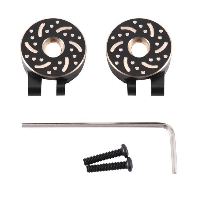 2 piezas de bloque de nudillo de dirección de latón 9737 para TRX4M 1/18 RC Crawler Car Upgrades Parts Accessories