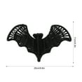 thumbnail image 5 of Shoreew Halloween Rattan Bat Decoration 3D Scary Black Plastic Woven Bat Wall Hanging Decor for Tree Porch Yard Lawn Indoor Outdoor Farmhouse Decor, 5 of 7
