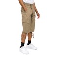 thumbnail image 4 of G-Style USA Men's Belted Camo Cargo Shorts 9AP10 - Khaki - 30, 4 of 5
