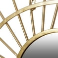 thumbnail image 4 of CosmoLiving by Cosmopolitan 22" x 34" Gold Handmade Starburst Wall Mirror, 4 of 9