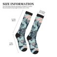 thumbnail image 5 of Bixox Butterflies Skull Bows Print Compression Socks,Compression Socks Women & Men Circulation for Medical,Running,Athletic, 5 of 7