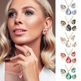 thumbnail image 6 of FashionWater Drop Peacock Women's 3-Piece Jewelry Set, 6 of 6