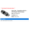 thumbnail image 2 of Valve Lifter - Compatible with 2011 - 2016 Chrysler Town & Country 2012 2013 2014 2015, 2 of 2