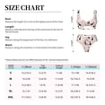 thumbnail image 6 of Wukai White And Black Rabbit Women's Bikini Set Two Piece,wimsuit High Waisted V Neck Twist Front Adjustable Spaghetti Straps Bathing Suit-Small, 6 of 7