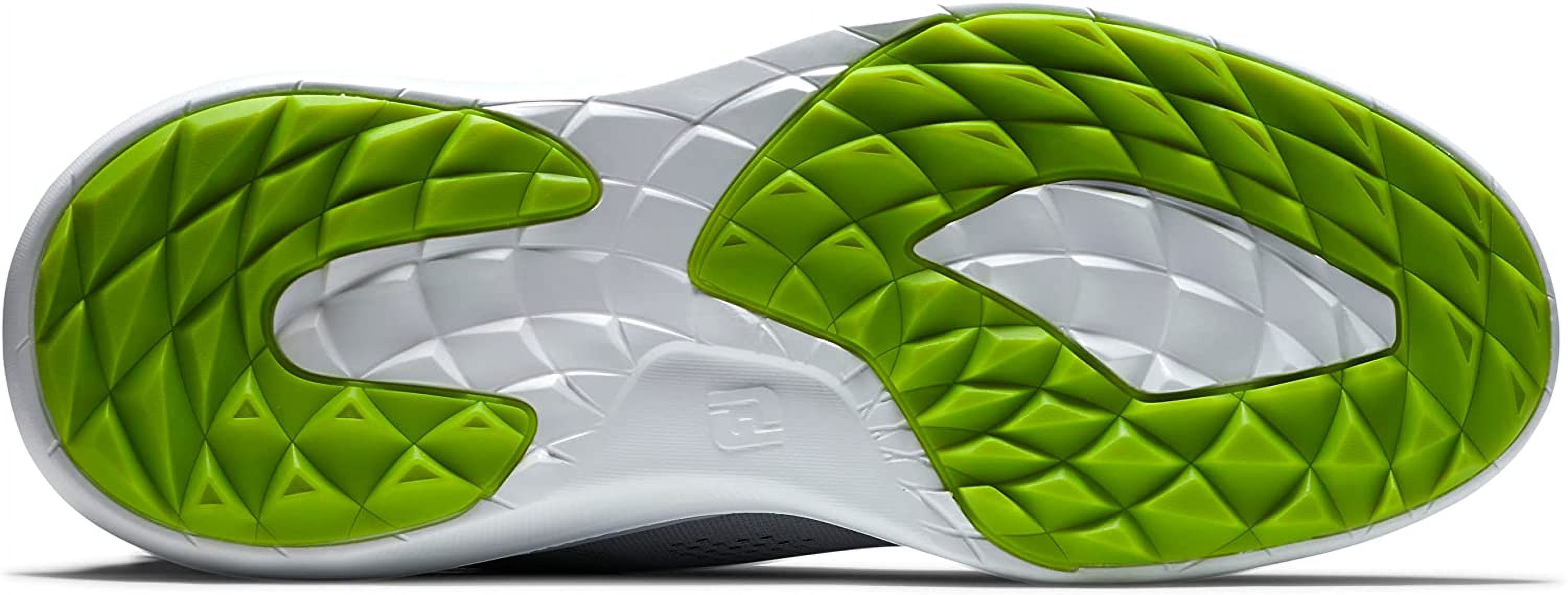 FootJoy Flex Mens Spikeless Golf Shoes Grey Lime Green Mesh 56142 Size 13 M FootJoy Men main image 2