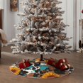 thumbnail image 5 of KLL Vintage Sunflowes Christmas Tree Skirt 48" ,Party Decorations Farmhouse for Christmas Decorations Holiday Party, 5 of 6