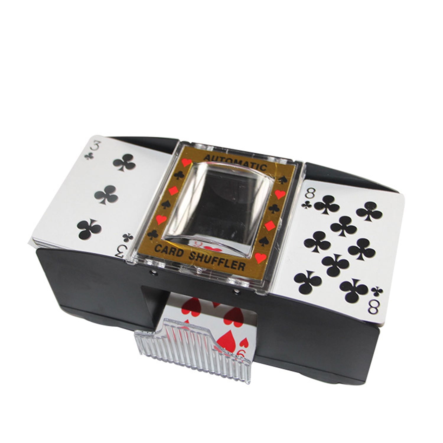 2 Decks Automatic Card Shuffler Automatic Playing Cards Shuffler Mixer Games Poker Sorter