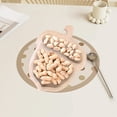 thumbnail image 6 of Beautynvta Wooden Acorn Shape Serving Tray, Snack Storage Serving Tray, Multi-Functional Decorative Serving Platter for Food, Fruit, Snack, Wood Cheese Board, 6 of 6