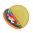 thumbnail image 1 of Tholdsy Rompecabezas 3D Wisdom Beads Mind Game 178 Challenges Pyramid Plate Toy Beads Juego educativo Juguetes para niños Juguetes Educativos Naranja Tholdsy FN003202-01, 1 of 6