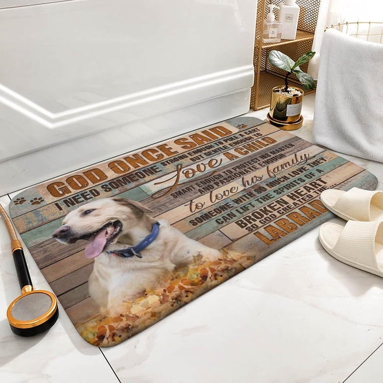 Vintage Labrador Retriever God Created The Labrador Dog Funny