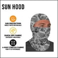 thumbnail image 5 of Glacier Outdoor Sun Hood One-Size Adult Unisex All-Season UV Sun Protection Balaclava, Gray, 5 of 10