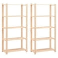 thumbnail image 4 of vidaXL Storage Rack Shelving Unit Storage Shelf 5-Tier Solid Pinewood 551.2 lb, 4 of 27