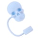 thumbnail image 2 of Pajita Silicona Con Forma Calavera Adornos 10 Mm para 30/40 Oz (claro) Azul, 2 of 4