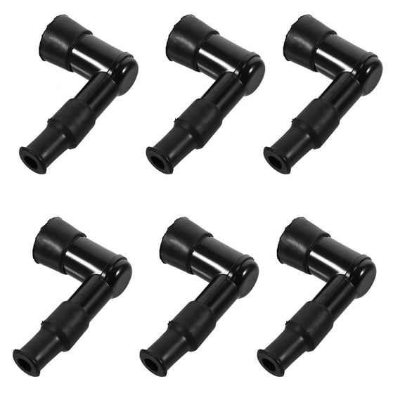 10 Pcs Motorcycle Accessories Water Pump Spark Plug Boots Lawn Mower Gasoline Generator Fittings Rubber 7.30X4.20X2.00CM