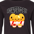 thumbnail image 4 of Inktastic Powered by Chicken Nuggets Long Sleeve Youth T-Shirt, 4 of 5