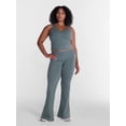 thumbnail image 2 of Athletic Works Women's ButterCore Flare Leggings with Fold Over Waist, 31" Inseam, Sizes XS-XXL, 2 of 7