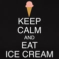 thumbnail image 3 of CafePress - Keep Calm And Eat Ice Crea Women's Classic T Shirt - Women's Traditional Fit Dark T-Shirt, 3 of 4