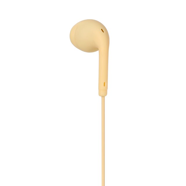 Audífonos U19 con Cable y Micrófono con Cancelación de Ruido Ehuebsd 3,5 mm Amarillo