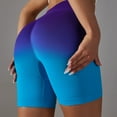 thumbnail image 3 of pbnbp Biker Shorts for Women Tummy Control Ombre Tie Dye Butt Lifting Activewear Workout Athletic Gym Yoga Shorts, 3 of 4