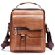 thumbnail image 1 of Bolso de hombro pequeño para hombre, de piel, tipo bandolera, tipo sobre, para iPad de 9,7", para el trabajo, la oficina y los negocios, 1 of 8