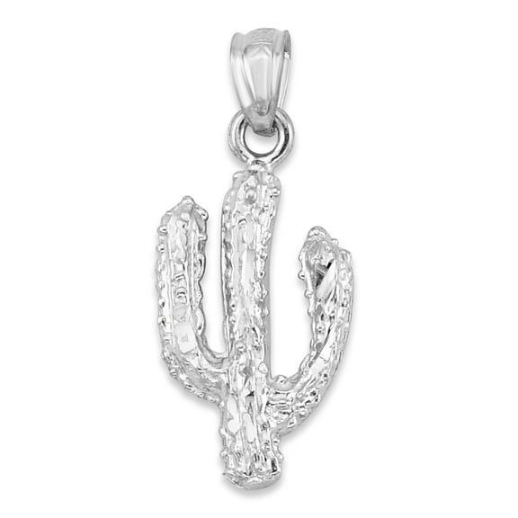 925 Sterling Silver Cactus Pendant - Handmade Western Jewelry Gifts Jewelry