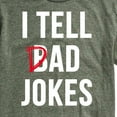 thumbnail image 3 of Instant Message - I Tell Dad Jokes Short Sleeve Graphic T-Shirt, 3 of 6