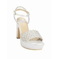 thumbnail image 1 of Sandalia de vestir Tacones Mujer Sintetico Plata Leon 023479, 1 of 4