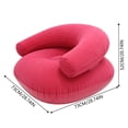 thumbnail image 3 of Klonfd Portable Inflatable Air Sofa For Outdoor Camping Beach Picnic Festival Comfortable, 3 of 4