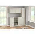 thumbnail image 3 of Inval Shaker Laminate 3-Piece Kitchen Cabinet System 63"W, Washed Oak, 3 of 10