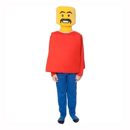 Morphsuits Kids Mr. Blockhead Child Costume with 3 Face