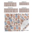 thumbnail image 5 of Kitchen Valances for Window, Southwest Ethnic Floral Pattern Light Filtering Rod Pocket Valance Curtain, Boho Flower Art &nbsp;Short Curtains Window Topper for Bedroom Bathroom Living Room 54x18in, 5 of 7