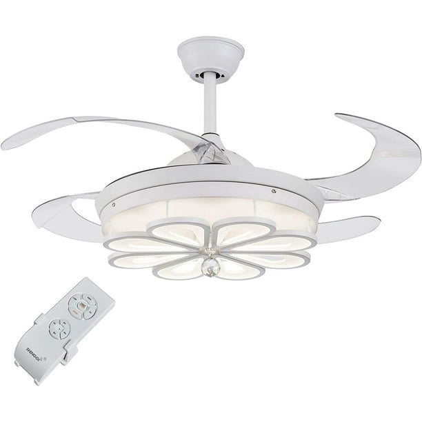 Tfcfl 42 Inch Flower Style Ceiling Fan With Light And Remote Control Silent Fandeliers 3 Sd For Indoor Bedroom Living Room Com - White 42 Inch Ceiling Fan With Light And Remote Tfcfl 42 Inch Flower Style Ceiling Fan With Light And Remote Control Silent Fandeliers 3 Sd For Indoor Bedroom Living Room Com - White 42 Inch Ceiling Fan With Light And Remote