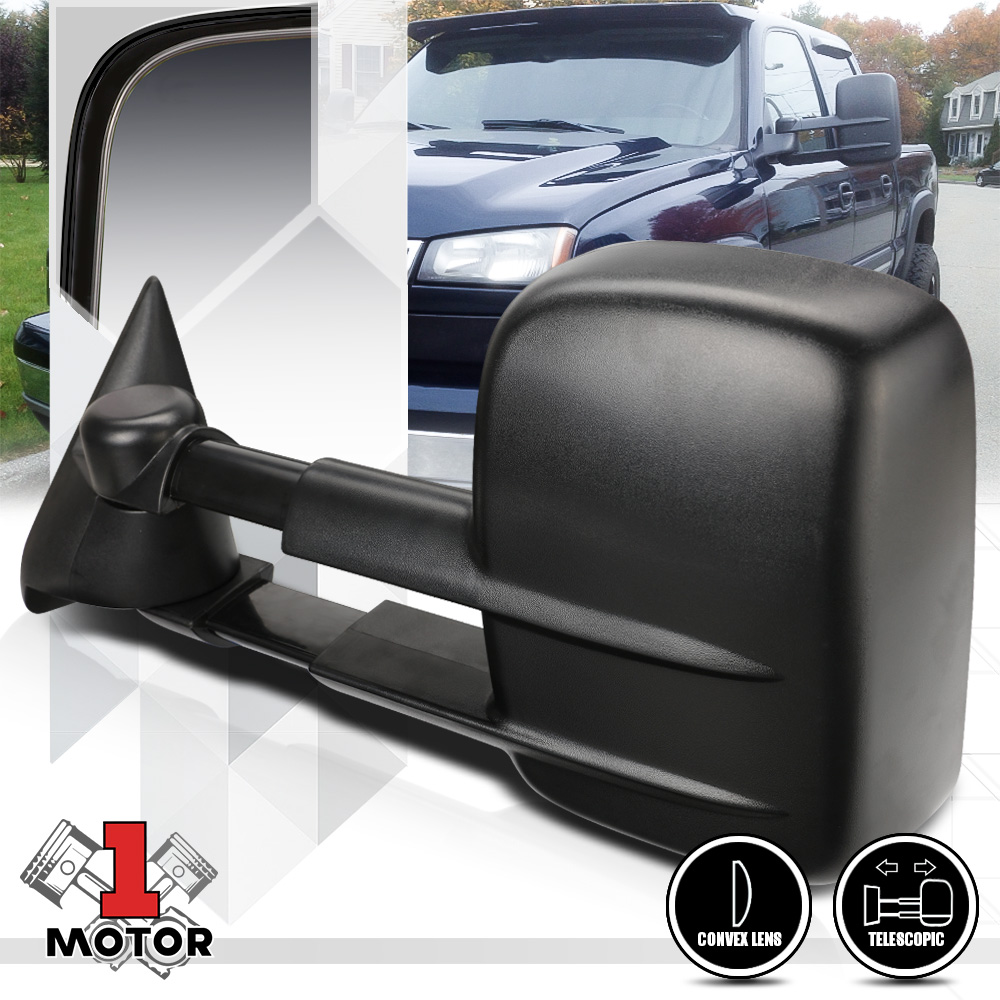 Left+Right For 99-07 Silverado Sierra Extend Telescoping Side Mirrors Manual