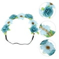 thumbnail image 3 of GOOHOCHY Flower Wreath Headband Mint Green 1Pcs 9.05In, 3 of 8