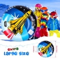thumbnail image 4 of 47-Inch  Rocket Type  Winter Snow Tube for Sledding Heavy Duty, Inflatable Sled for Kids and Adults, Great for Winter Outdoor Sports, 4 of 7
