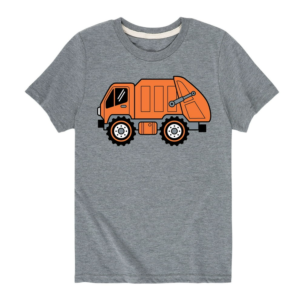 Instant Message Garbage Truck Toddler And Youth Short Sleeve T