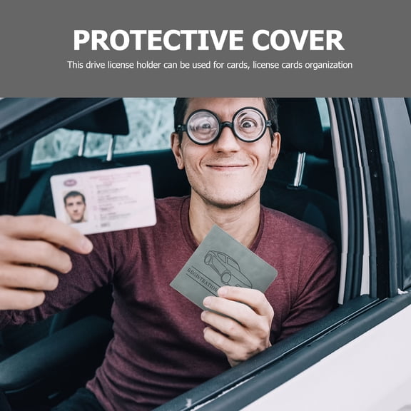 Luxshiny Drivers License Wallet PU Multi for Protection and Organization