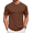 Brown, variant on COOFANDY Men's Crewneck T Shirts Knit Tops Casual Fashion Summer Short Sleeve Knitted Pullover Solid Tees