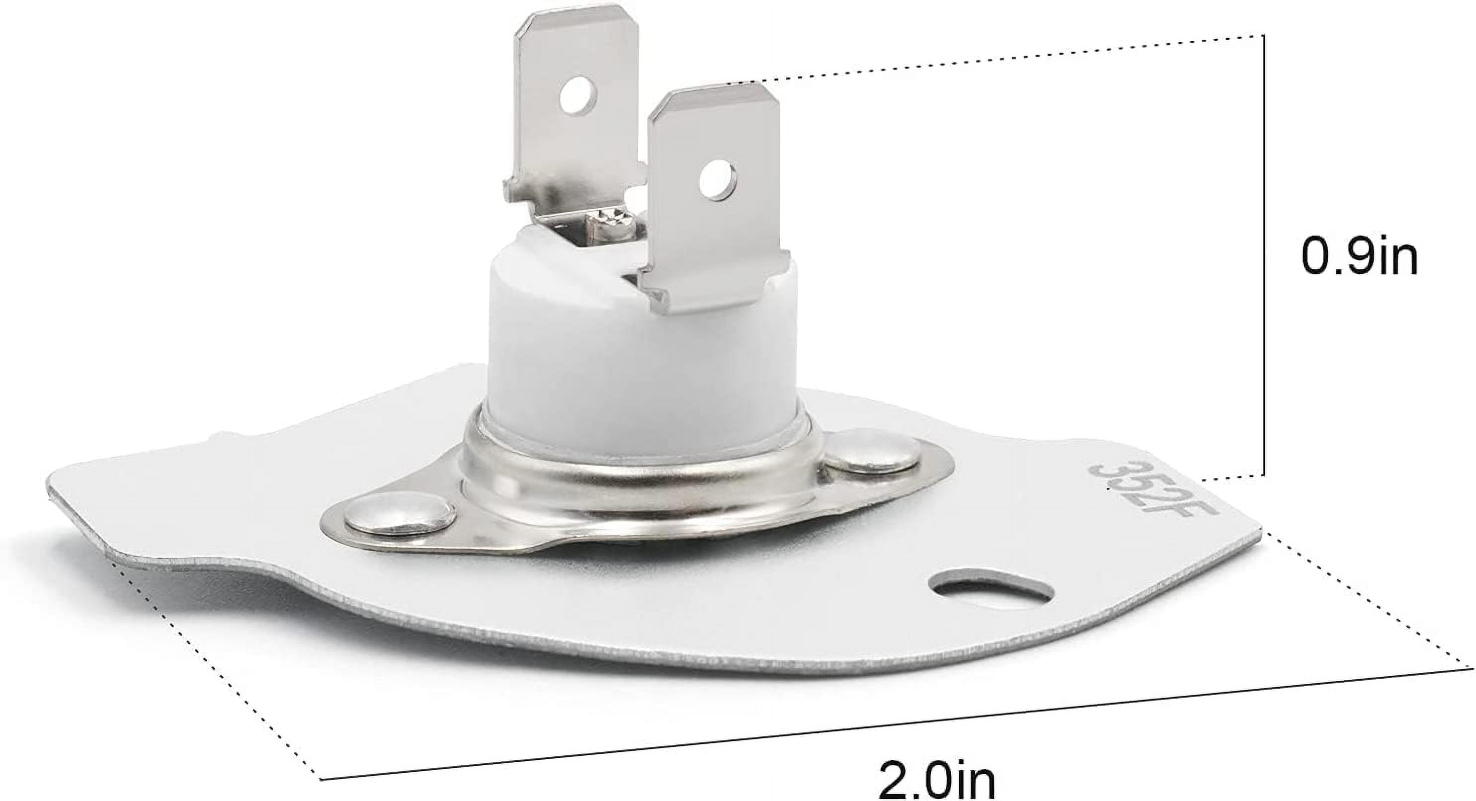 Scaroo 3977394 Dryer Thermal Fuse Compatible with Whirlpool 3389946 10-PACK
