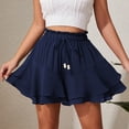 thumbnail image 6 of Sentmoon Tennis Skirts Drawstring Elastic Waist Solid Color Basic Midi Skirts for Women Skirt Vacation Fashion for Club, Date Night, and Party Occasions M, 6 of 10