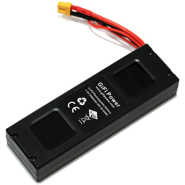 MaximalPower Replacement Drone Battery 7.4V 3600mah for MJX Bugs 3