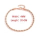 thumbnail image 1 of Blade Snake Chain Anklet For Women Width 3/4/5mm Gold Color Foot Bracelet On Leg Stainless Steel Chain Beach Accessories Jewelry, 1 of 5