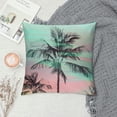thumbnail image 2 of Leisuo YKMustwin case for Hair and Skin Pillowcase Tropical Summer Palm Tree Pillow Cases Cooling Covers with Zipper Closure White, 2 of 5