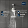 thumbnail image 5 of Grohe Tempesta 275712432 100 Hand Shower - 2 Sprays, 1.5 gpm in Matte Black, 5 of 7
