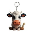 thumbnail image 1 of Guardurnaity Llavero personalizado acrílico de muñeca de vaca, fácil de usar y bonito llavero de muñeca de vaca de dibujos animados Viajes, Equipaje y Accesorios Varios GRAMO, 1 of 6