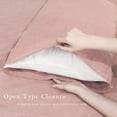 thumbnail image 7 of 100% Pure French Linen Pillowcases Soft & Breathable Pillow Case Set of 2 - Pink 20x36 Inch, 7 of 7