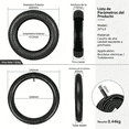 thumbnail image 5 of 6MSKS 20x4.0 Fat Bike Tire Foldable Carbon Steel Bead, Aggressive Tread All-Terrain Tire for Snow Beach Rough Terrain & Street, Smooth Ride Extreme Traction Durable Resilience, 5 of 5
