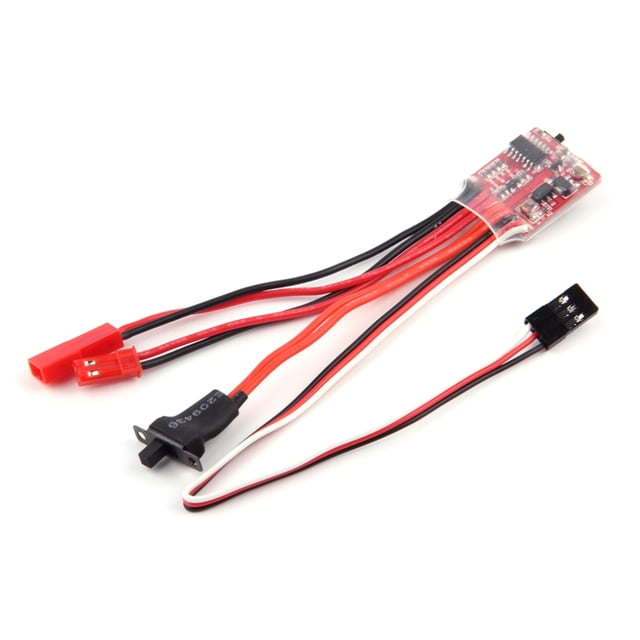 ESC, ESC cepillado bidireccional 30A para barco de Control remoto de coche con freno sin freno conmu Romacci 30A