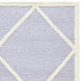 thumbnail image 3 of SAFAVIEH Cambridge Kennedy Geometric Diamonds Wool Area Rug, Lavender/Ivory, 2' x 3', 3 of 5