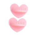 thumbnail image 4 of 2 recogedores de pelo para ducha, desagüe de ducha, herramienta de recolección de baño, reutilizables, fáciles de usar. Rosa, 4 of 9